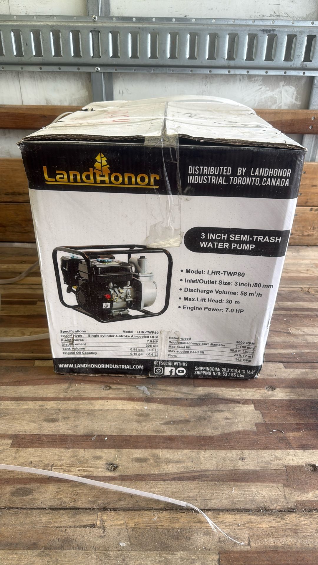 Gasoline Water Pump