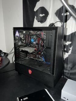 Full Gaming Pc Set Up With Monitor Keyboard And Mouse