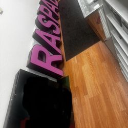 Very Large Raspado Sign With Lighting 