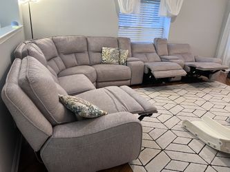 Sofa Sectional with 3 Power Recliners!