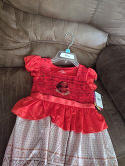 Moana Flame Resistant Sleepwear Size 8