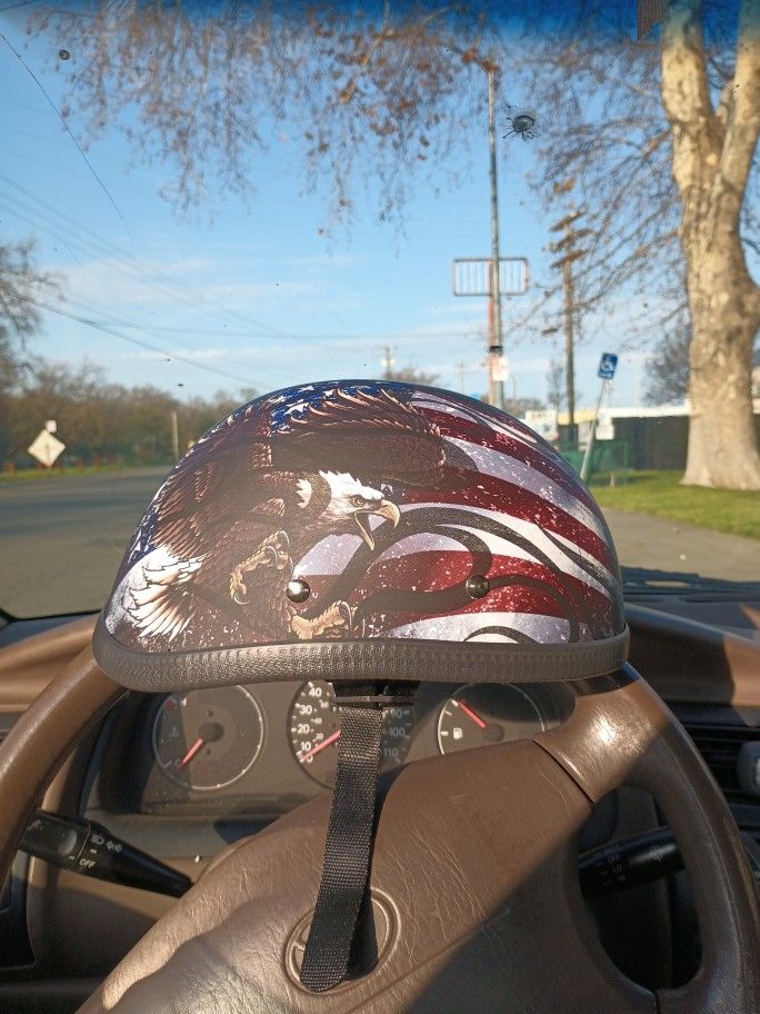 One Motorcycle Helmet
