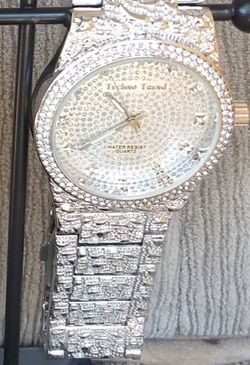Nugget Designer watch with stones