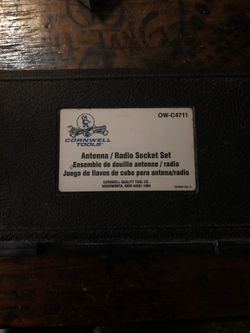 Cromwell tools Antenna/Radio Socket