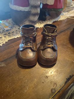 Antique Authentic Bronze Dipped Baby Shoes