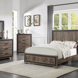 5pc Bedroom Set With Mattress Included