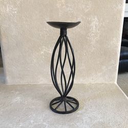 (30% off pick up) Tuscan 11” x 4” Metal Pillar Candle Holder