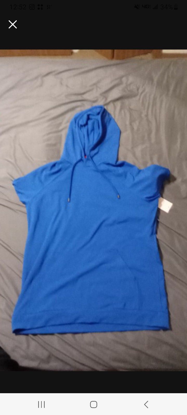 Redvanly Blue Hoodie
