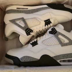 Jordan 4 White Cement Size 10