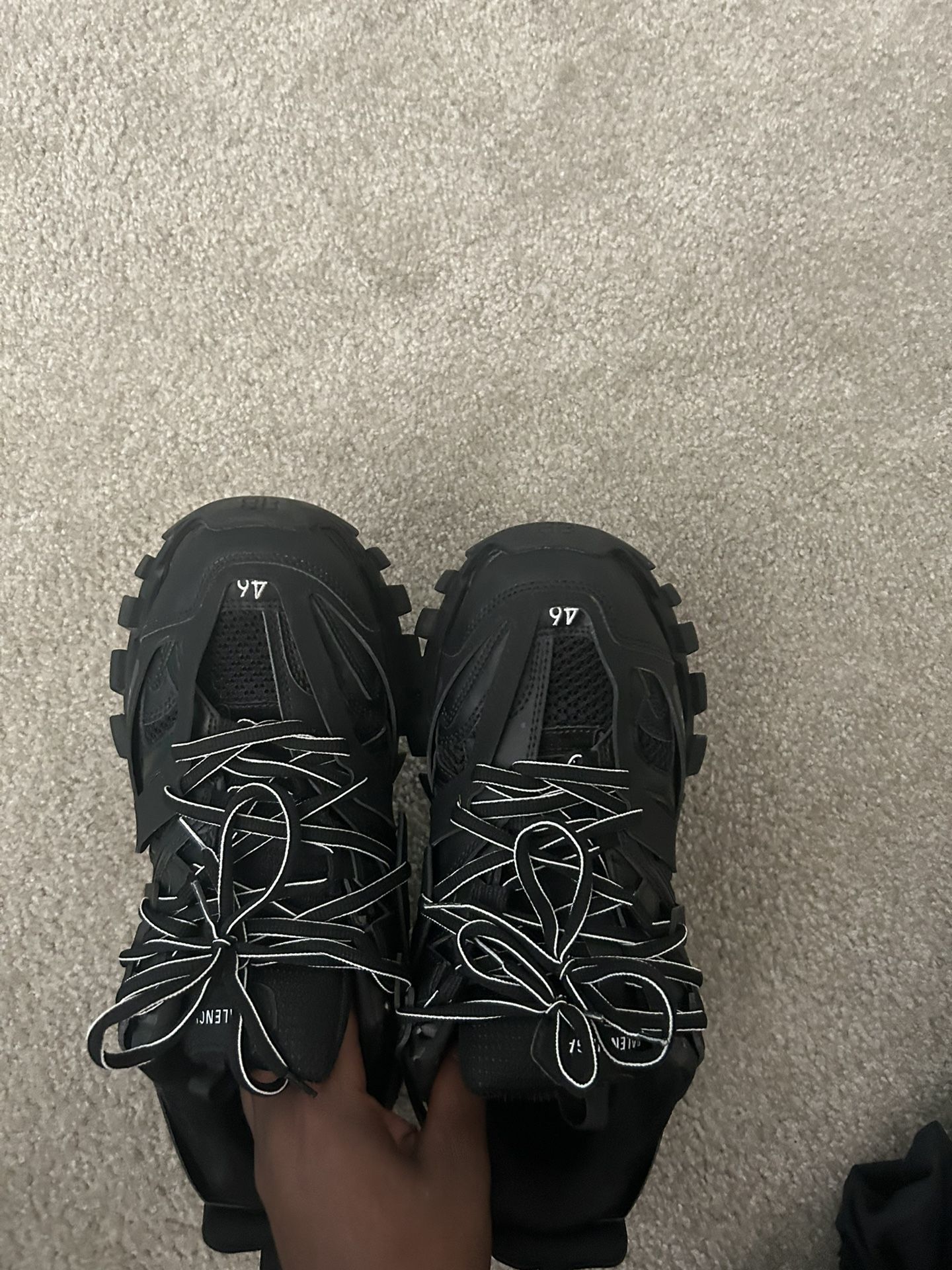 Black Balenciaga Track Size 46