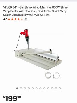 Tools/i- bar shrink wrap machine/shrink wrap machine//portable shrink wrap machine