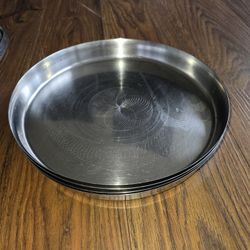 Stainless Steel Large Plate