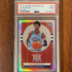 Ja Morant PSA 9 Silver Hometown Heroes RC 
