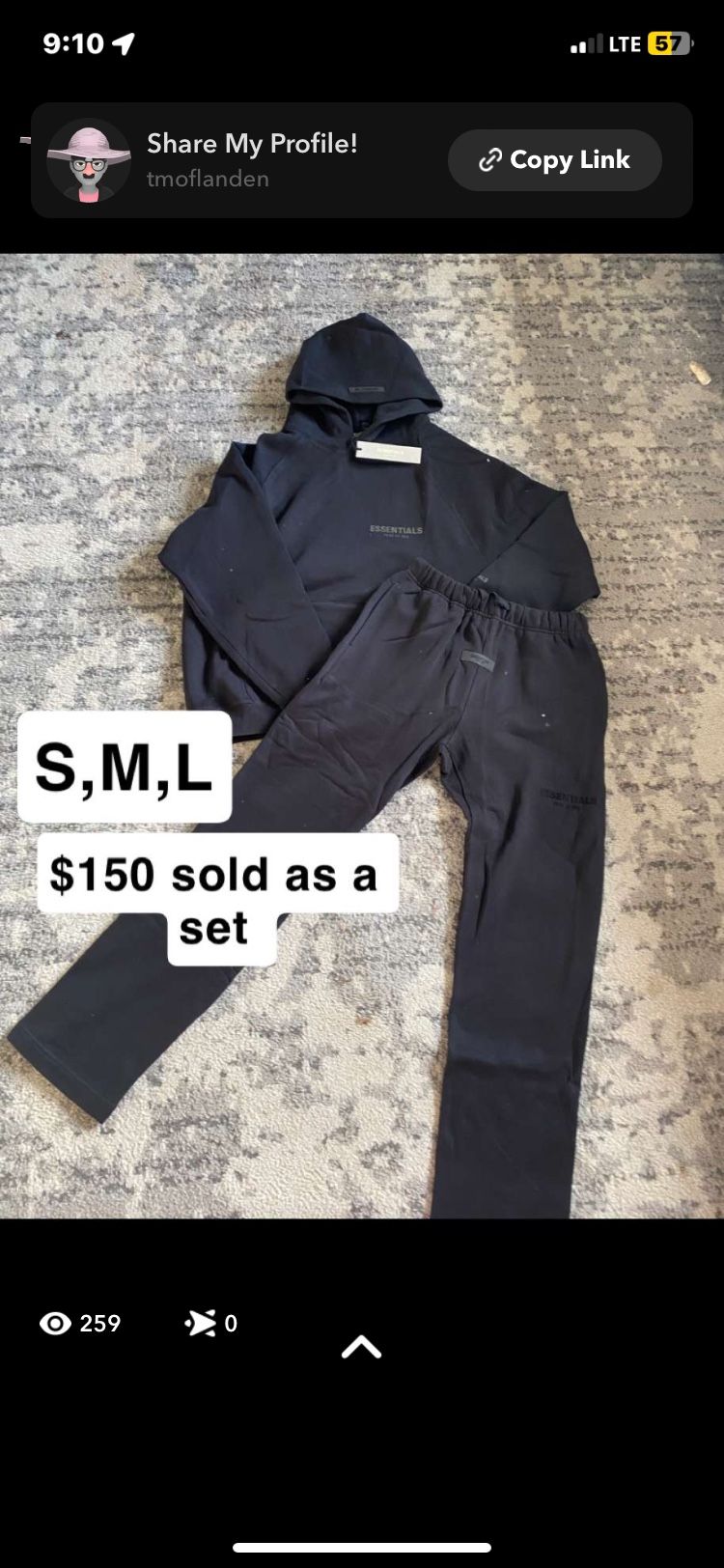 black essentials set