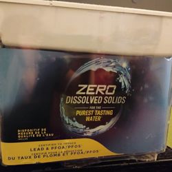Zero Dissolved Solids for the Purest Tasting Water