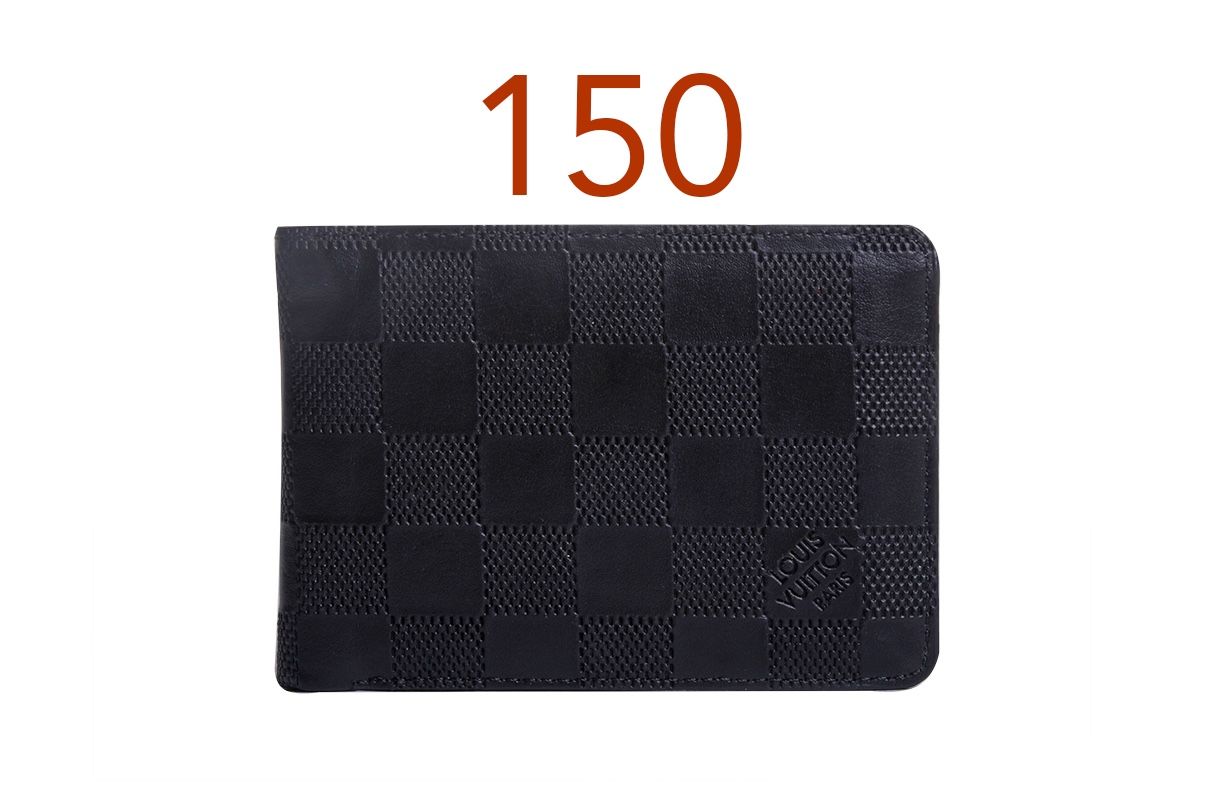 Louis Vuitton Men Wallet Black