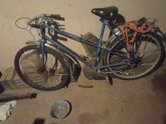 Vintage Blue Road Bicycle