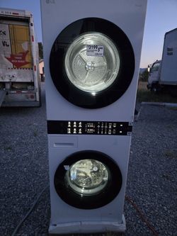 LG ThinQ 24 Inch Ventless Electric Stackable