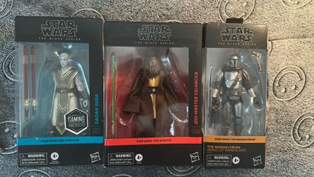 Star Wars, The Black  Series Comes With Jedi Master Kelnacca ,Dagan Gear, The Mandalorian From The Mines Of The Mandalorian
