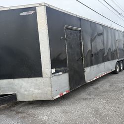 Enclosed, freedom, black 36 ft long tongue