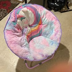 Foldable Unicorn Chair 250 lb Capacity 
