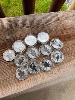 Canadian Silver Maples (1oz) Sovereign Coin