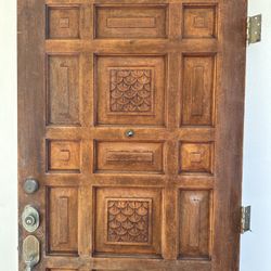 Antique Solid Wood Entry doors