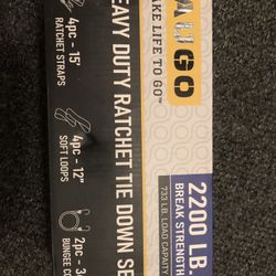 Ratchet Tie Down Set