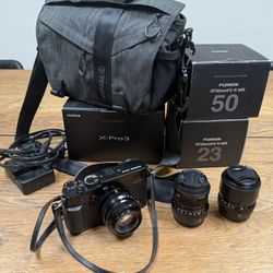 Fujifilm X-pro3 With Lens And Bag