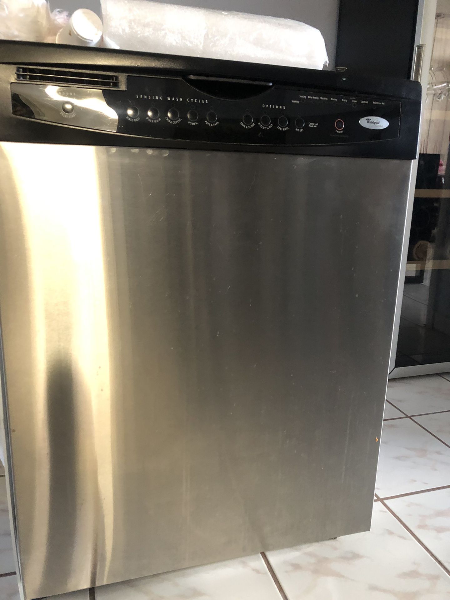 Whirlpool dishwasher quiet partner iii