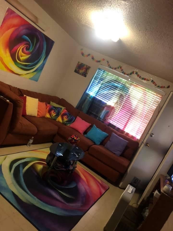  RAINBOW ROSE LIVING ROOM DECORATION 