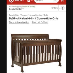 Brand New 4 In One Crib