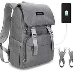 New Diaper Bag, Large Capacity Diaper Bag Backpack with Waterproof Changing Pad for Newborn Girl Boy Travel Maternity Changing Mat Backpack with Pocke