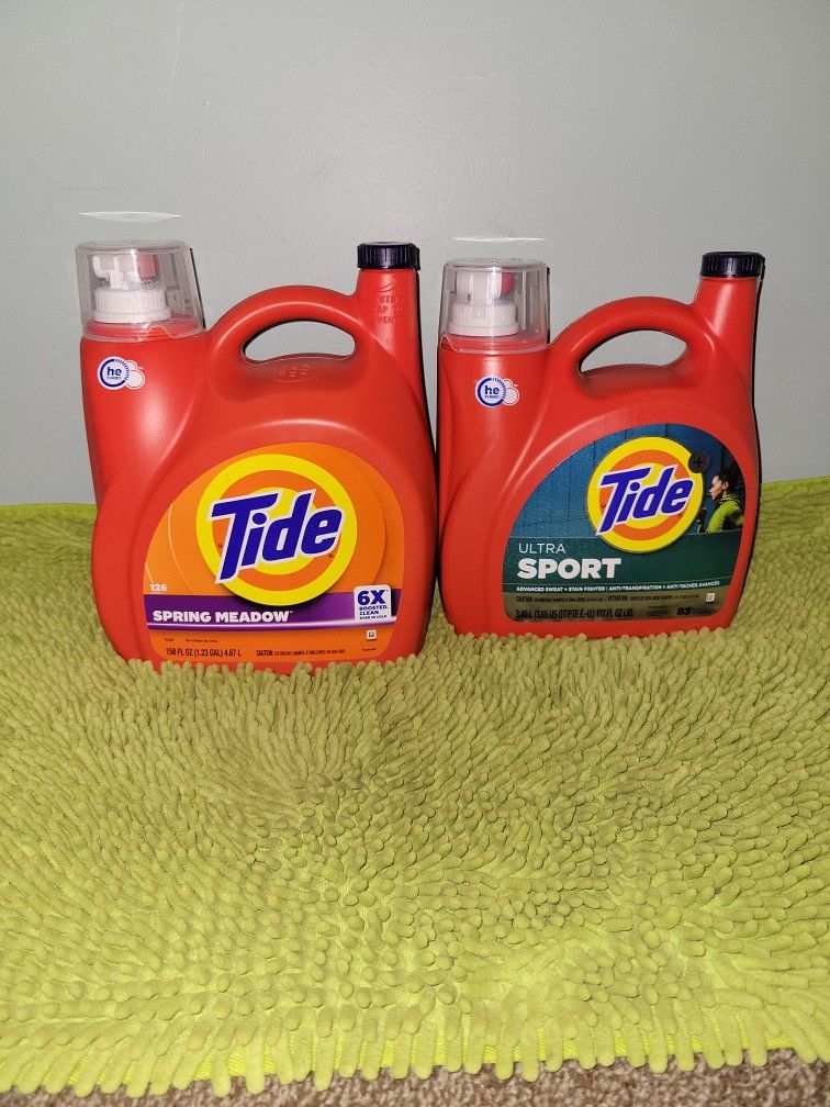 Tide Spring Meadow 158oz/ Tide Ultra Sport 117oz