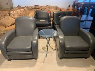 Reception lounge and table set