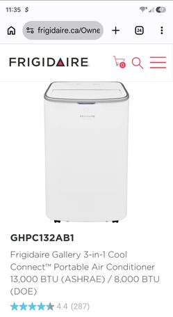 New 13,000 BTU Portable AC