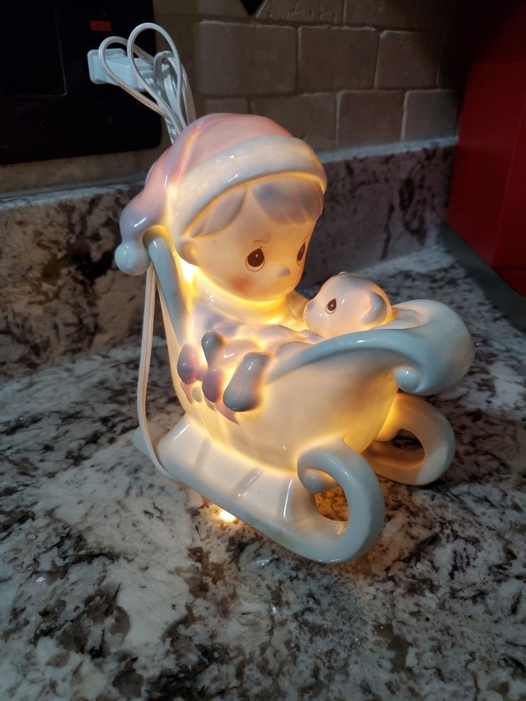 Precious Moments Night Lights, Like New Boy Or Girl