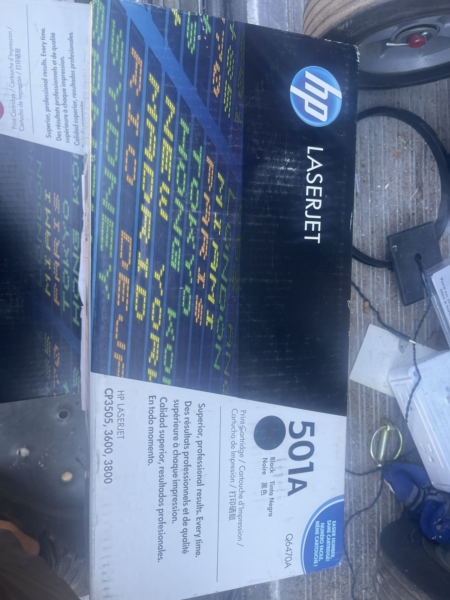 5 Brand New Hp 501 A And 502a Ink Cartridges