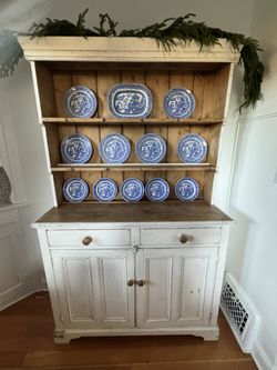 Antique Pine Welsh Cupboard