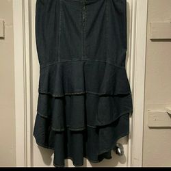 Jean Skirt 