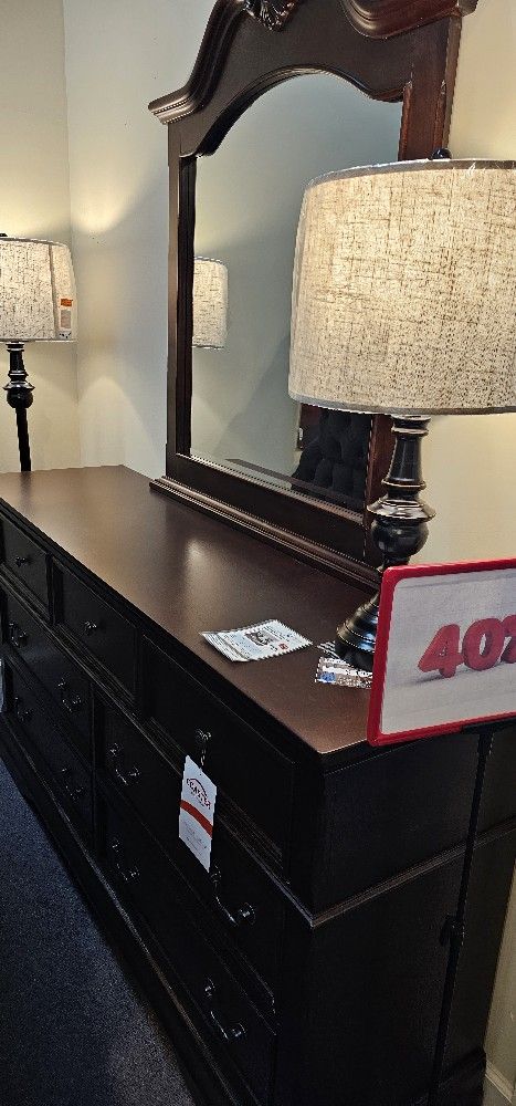 Dresser, Mirror And Night Stand