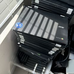 207 Chromebook Units Untested (HP, Dell, Asus, Acer, Lenovo & Samsung)