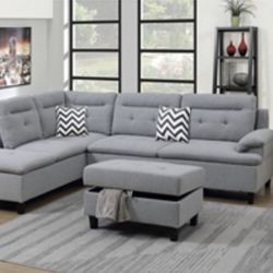 Warehouse sectional sofa sale- limited supply- 0 interest Finance available. 