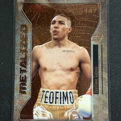 2021  Skybox Metal Universe Champions Metalized Teofimo Lopez copper  147