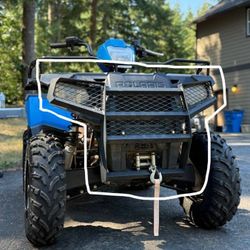 Polaris Sportsman Steel Mesh Brush Guard Front Bumper