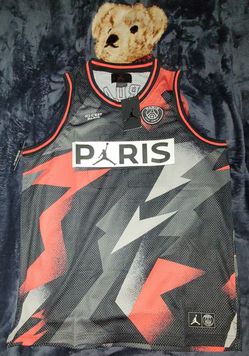 Nike Jordan Paris Saint-germain Mesh Jersey in Black for Men