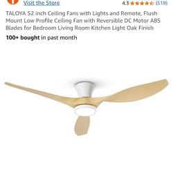 Ceiling fan- 52 Inch- Unopened Box