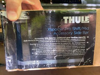 Thule Xsporter Pro Shift/Mid Accessory Side Bar Long Black 50” / 127 cm