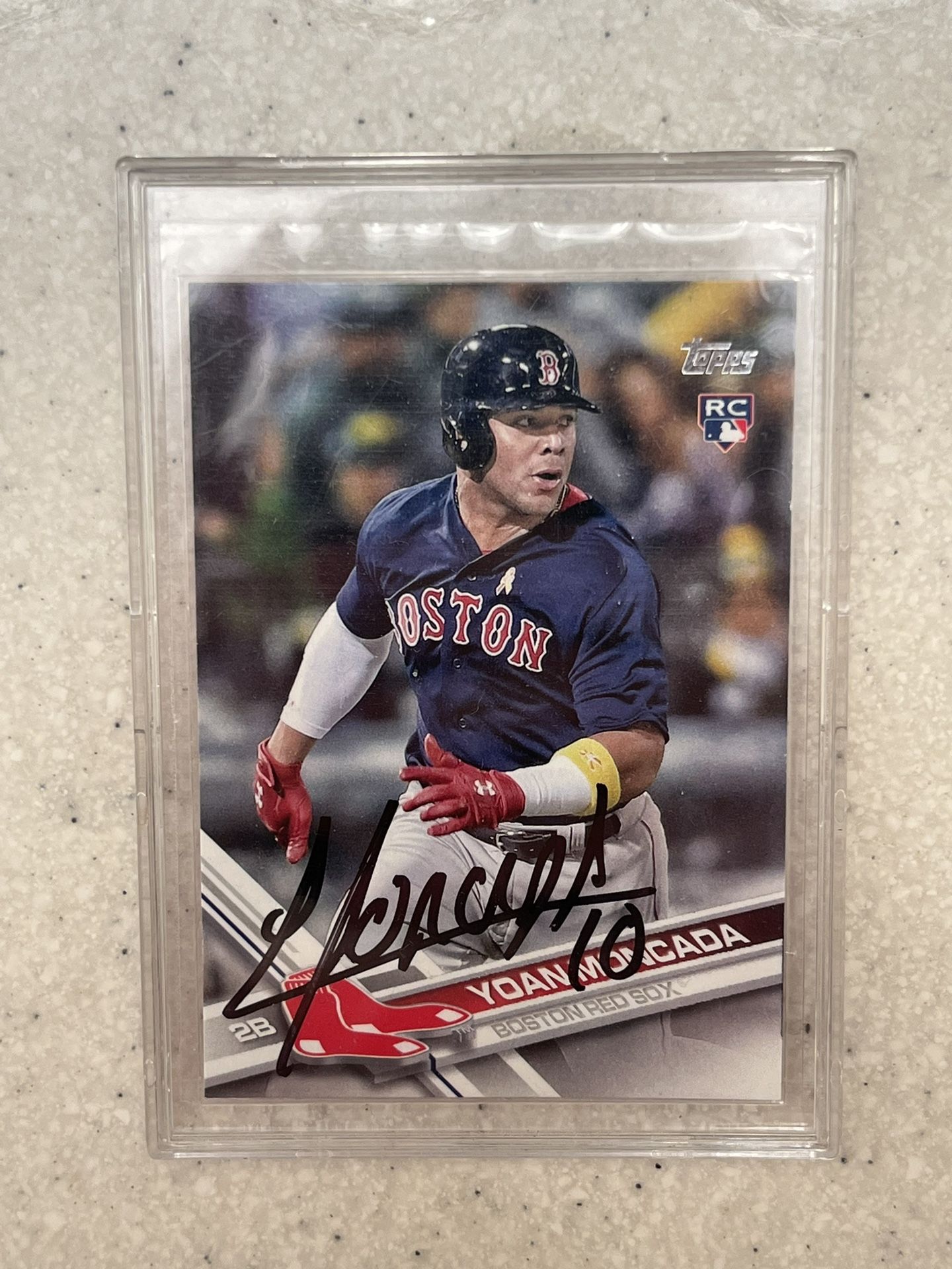 2017 Topps Yoan Moncada Rookie Signed Autograph Card
