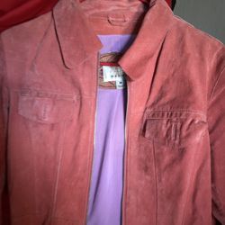 SUEDE LEATHER SHORT JACKET 